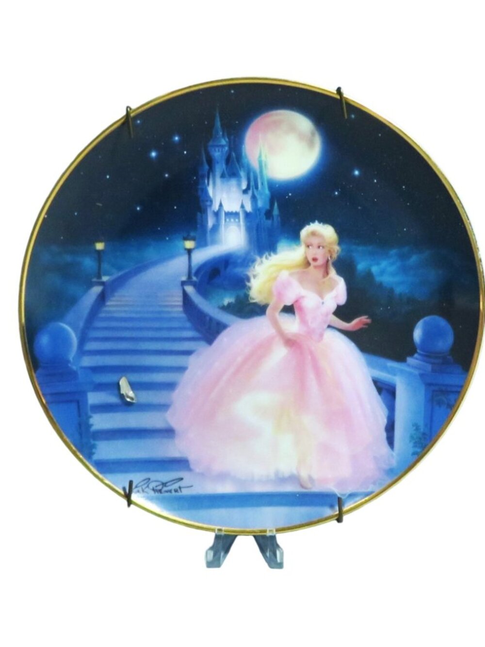 Walt Disney Franklin Mint Magic of Cinderella Limited Edition Collector's Plate